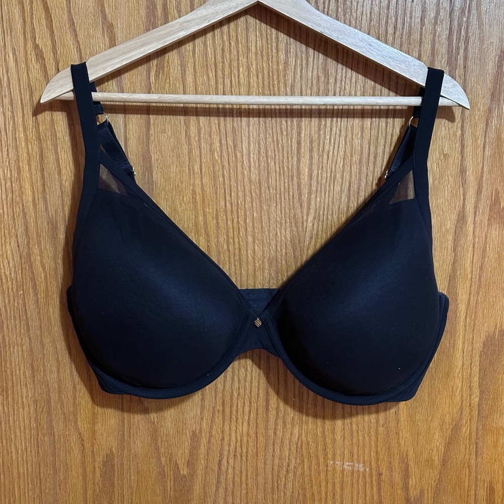 ThirdLove 24/7 Classic‎ Uplift Plunge underwire bra sz 38F black